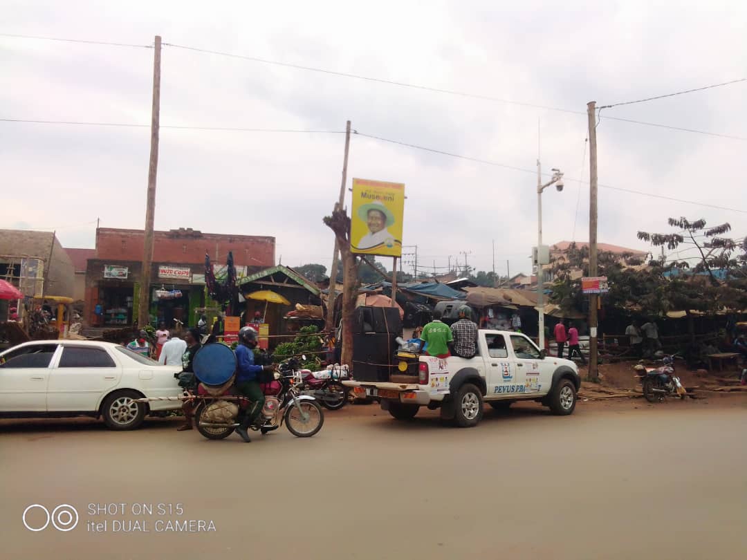 Mobile truck doing community sensitisation