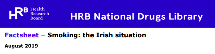 Factsheet – Smoking: the Irish situation