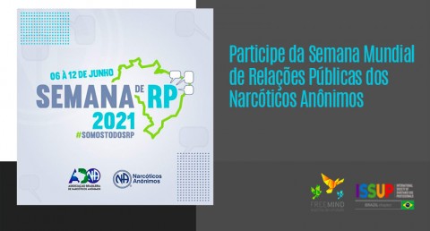 Participe da Semana Mundial de Relações Públicas dos Narcóticos Anônimos