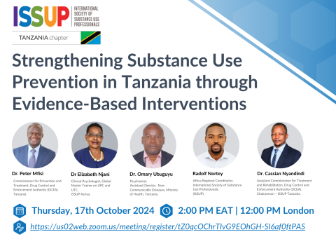 ISSUP Tanzania webinar