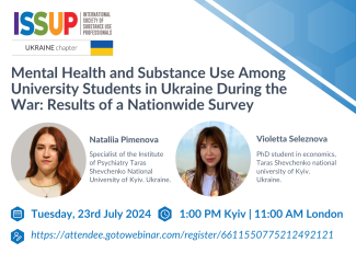 ISSUP Ukraine Webinar flyer