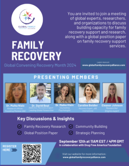 Global Alliance of Family in Recovery Launch