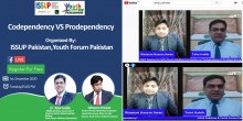 Жива сесія на "Codependency VS Pro-Dependency", організована главою ISSUP Pakistan і Молодіжним форумом Пакистану (для запобігання вживання наркотиків) 1 грудня 2020 року на Facebook-сторінці глави ISSUP Pakistan.