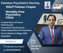 Klinik/Kamp Psikiatri Gratis Bulanan oleh ISSUP Pakistan, Pakistan Psychiatric Society pada 25 Maret 2023 di Rawalakot-Ajk