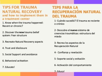 4th Digital Event - Tips for Trauma Natural Recovery